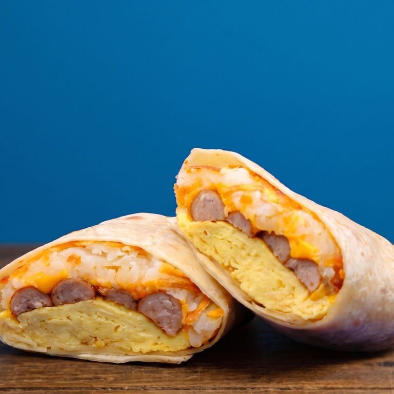 Delicious Breakfast Burrito