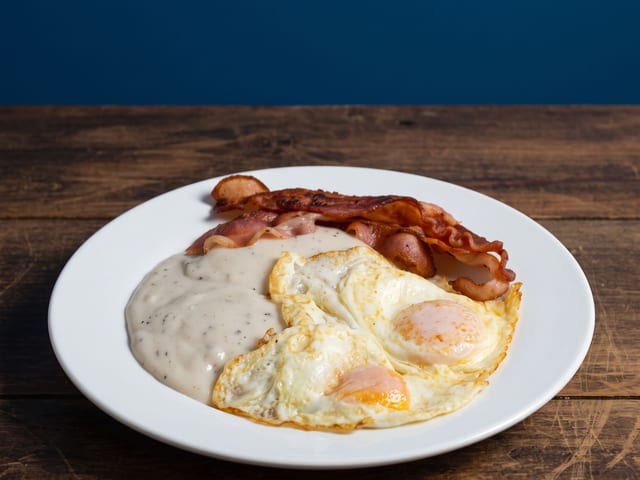 Biscuit & Gravy Breakfast.