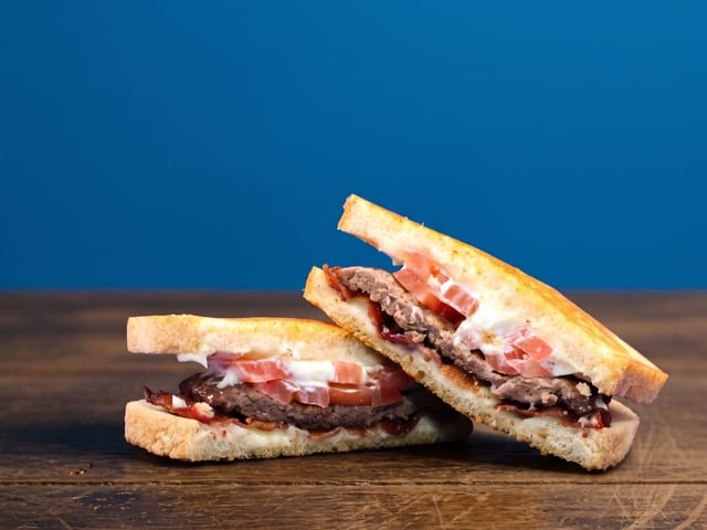 Sourdough Cheeseburger.