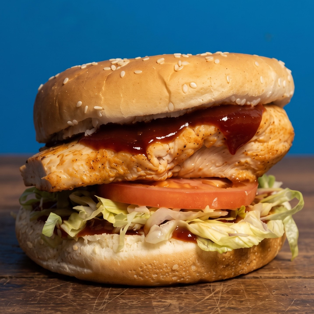 Chicken BBQ Sandwich.