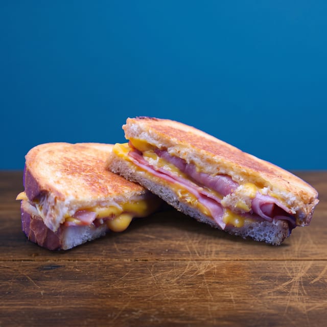 Grilled Ham Sandwich.