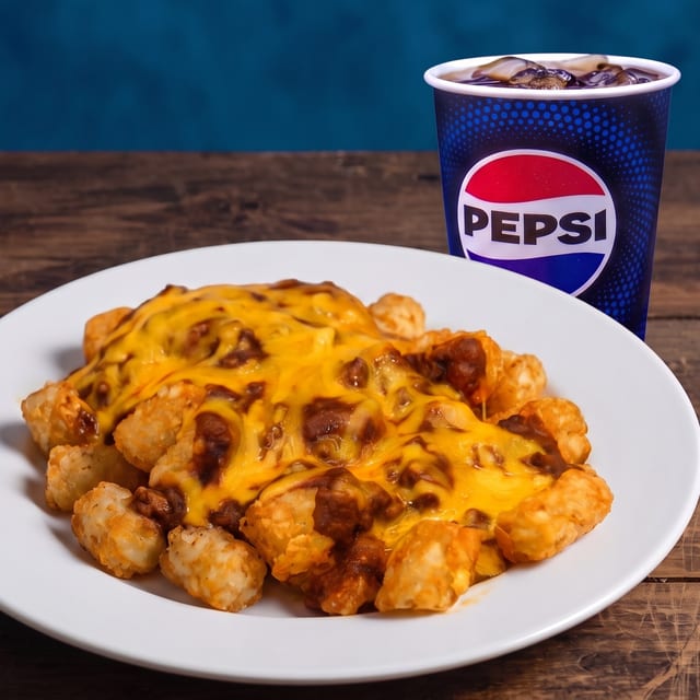 Chili Cheese Tots Combo.